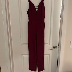 Maroon Jumpsuit